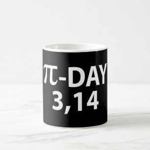 Caneca De Café número Pi como dia do pi