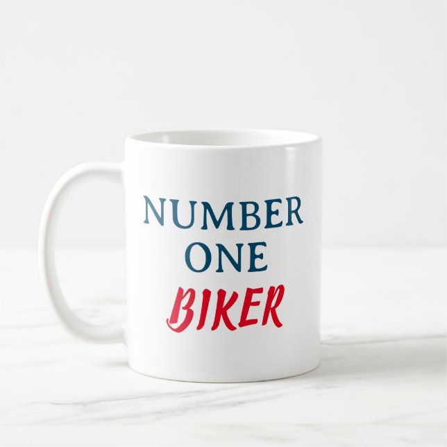 Caneca De Café Número Um Biker (Esquerda)
