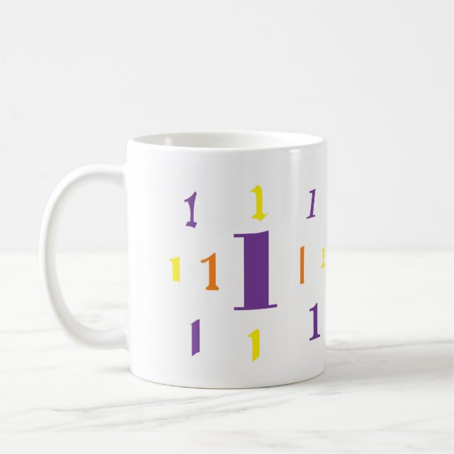 Caneca De Café Numerologia 1 (Esquerda)