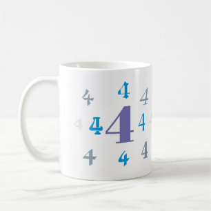 Caneca De Café Numerologia 4