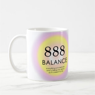 Caneca De Café Números de anjo Numerologia Significa Equilíbrio 8