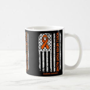 Caneca De Café Nunca Combater Sozinha A Consciência Da Leucemia D