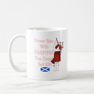 Caneca De Café Nunca Corra Com Sacos Você Pode Ter O Kilt