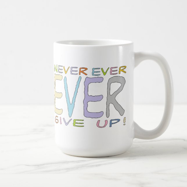 Caneca De Café Nunca Desista! - Diet Mug (Direita)