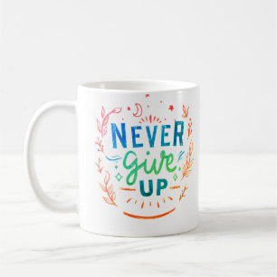 Caneca De Café Nunca Desistir de café/ Chá, bebida, item de prese