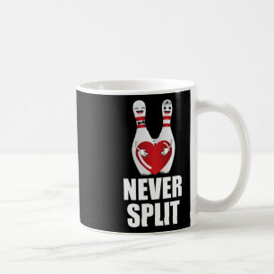 Caneca De Café Nunca Dividir Pinos de Boliche Casais M