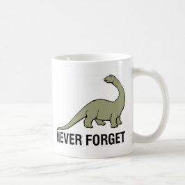 Caneca De Café Nunca esqueça