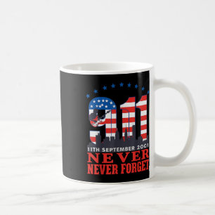 Caneca De Café Nunca Esqueça o 11 de setembro de 2001 Dia do Memo