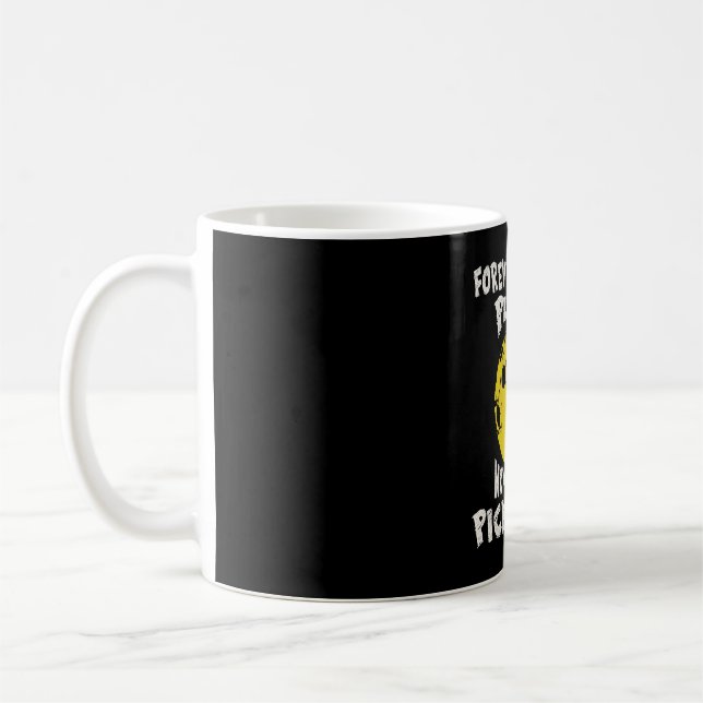 Caneca De Café Nunca esqueça Plutão agora amando Pickleball (Esquerda)