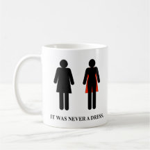 Nunca foi um vestido - Mug