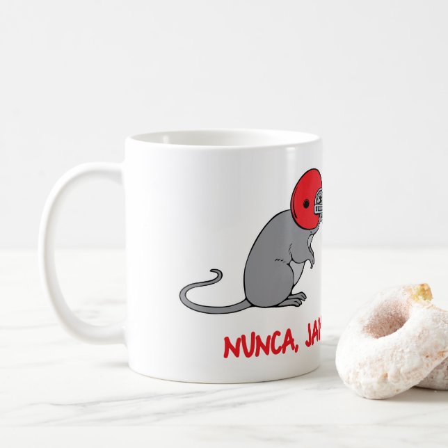 Caneca De Café Nunca jamas as rindas (Com Donut)