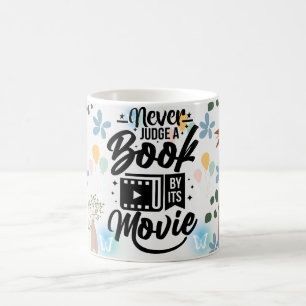 Caneca De Café nunca julgue um livro pela sua adaptação cinematog