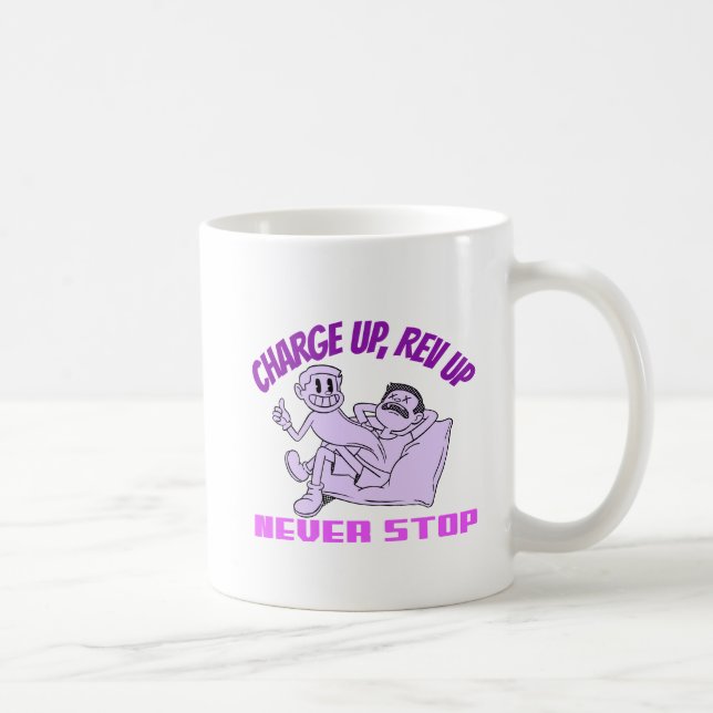 Caneca De Café Nunca parar (Direita)