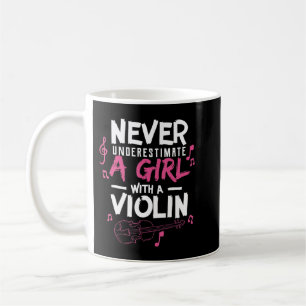 Caneca De Café Nunca Subestime Um Músico Violino Em Th