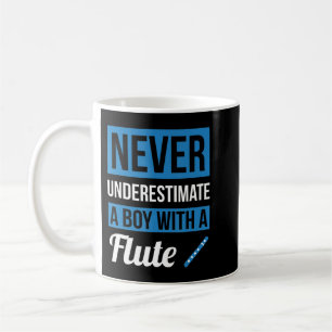 Caneca De Café Nunca Subestime Um Rapaz Com Fluido De Camisa De F