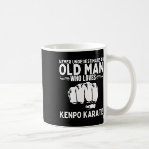Caneca De Café Nunca Subestime Um Velho Que Ame Kenpo Kar