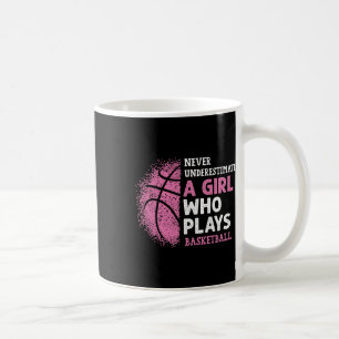 Caneca De Café Nunca Subestime Uma Garota Que Joga Bysketbyll Gi