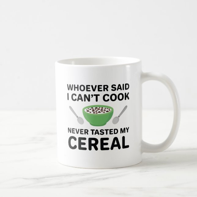 Caneca De Café Nunca Tirei Meu Cereal (Direita)