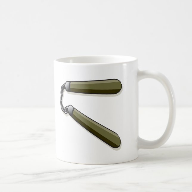 Caneca De Café Nunchucks (Direita)