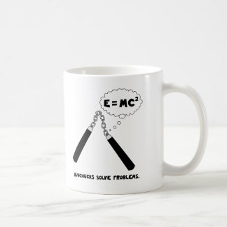 Caneca De Café Nunchucks resolve problemas
