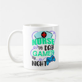 Caneca De Café Nurse by Day Gamer by Night