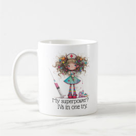 Caneca De Café Nurse sayings- My superpower Mug