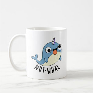 Caneca De Café Nut-whal Funny Narwhal Pun