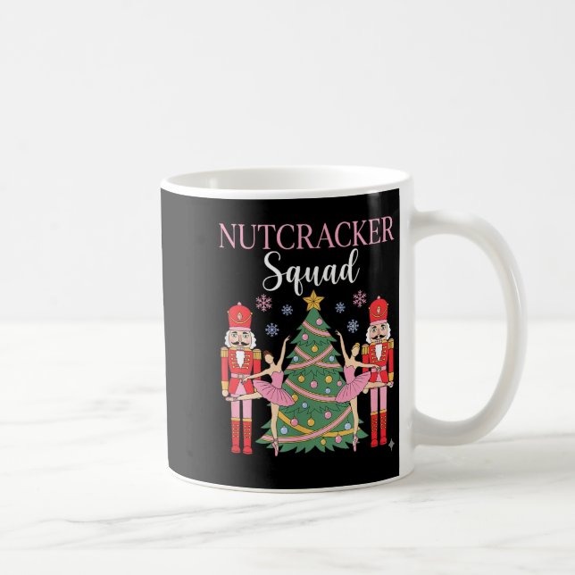 Caneca De Café Nutcracker Ballet Christmas Ballerina Nk Dance Squ (Direita)