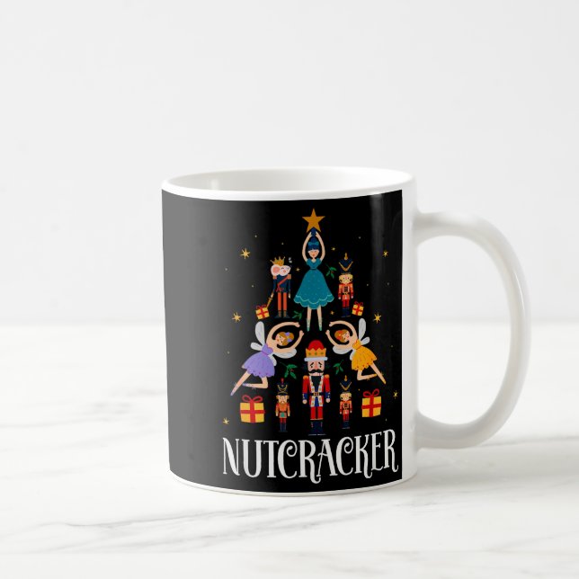Caneca De Café Nutcracker Sugar Fairy Plum Christmas - Nutcracker (Direita)