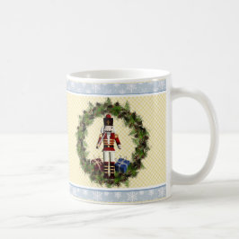 Caneca De Café Nutcracker Wreath Christmas Mug