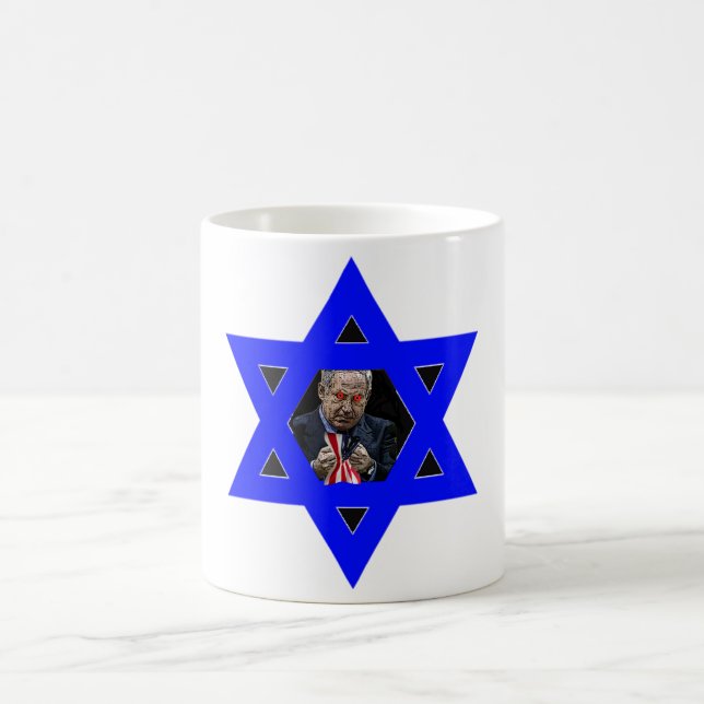 CANECA DE CAFÉ NUTJOB NETANYAHU (Centro)