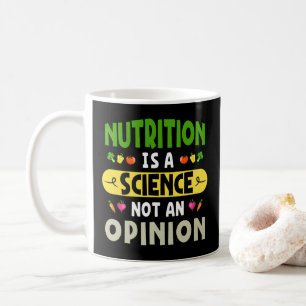 Caneca De Café Nutrição É Ciência Não Uma Opinião Nutricionista
