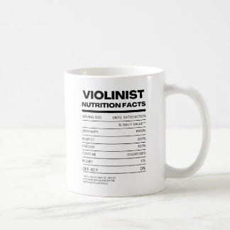 Caneca De Café Nutrição Violinista Fata Mug de Café