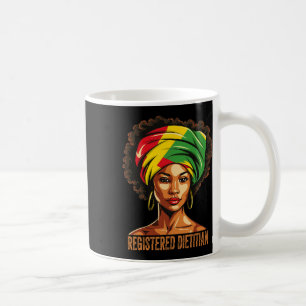Caneca De Café Nutricionista Registrado Afro Americano Negro H