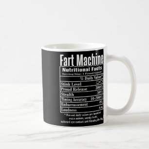 Caneca De Café Nutrion Fata Fart Machine Pai Piada Engraçado Fart