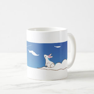 Caneca De Café Nuvem a Gazar o Céu Bunny Mug