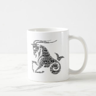 Caneca De Café Nuvem da palavra do sinal do zodíaco da astrologia