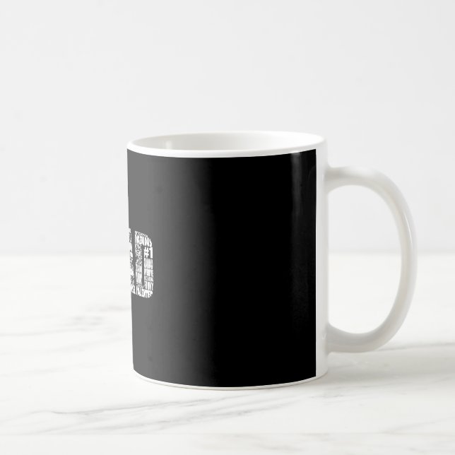 Caneca De Café Nuvem de palavras Avô Dia dos Pais Presente  (Direita)