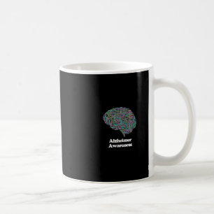 Caneca De Café Nuvem de Palavras Demência Cérebro Conscientização