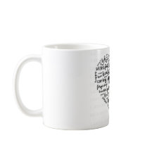 Caneca de café nuvem do mundo mãe - Linda, carinho