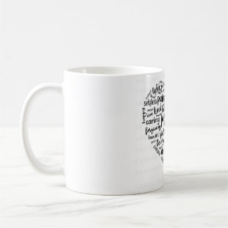 Caneca de café nuvem do mundo mãe - Linda, carinho