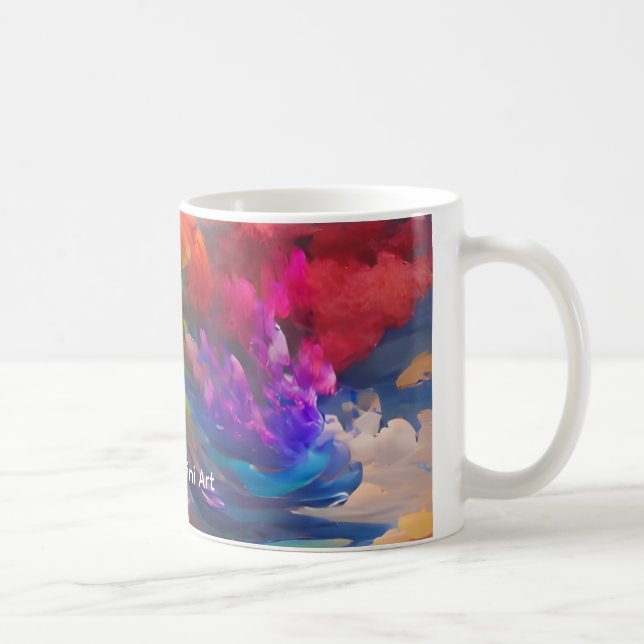 Caneca De Café Nuvens Coloridas PMART (Direita)