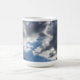 Caneca De Café Nuvens de "Prata no Céu" em uma