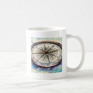 Caneca De Café Nuvens do compasso