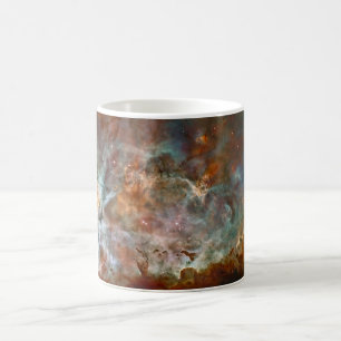 Caneca De Café Nuvens Escuras do Espaço Hubble da Nebulosa de Car