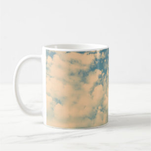 Caneca De Café Nuvens - estilo vintage pictureshome decor, 