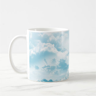 Caneca De Café Nuvens imagens de vetor de desenho do céu