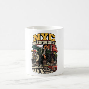 Caneca De Café NYC Faz as Regras
