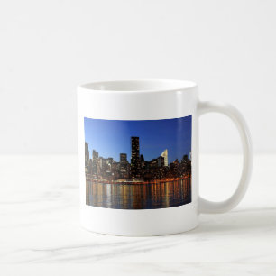 Caneca De Café NYC Nova Iorque Manhattan Night