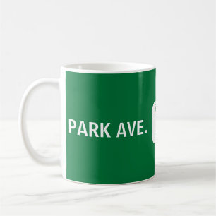 Caneca De Café NYC Park Ave. Copa do Café Nova York Manhattan Str